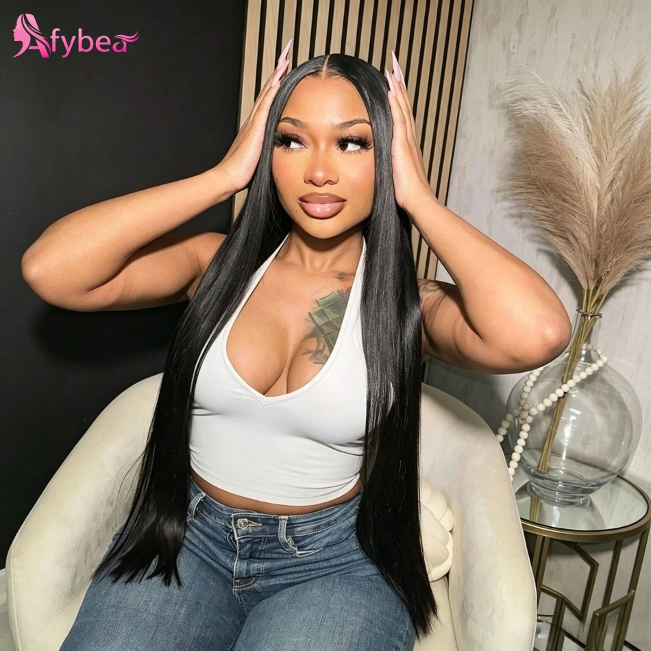Hd Lace Frontal Wig Human Hair Pre Plucked - Wig Rambut Manusia Asli Tanpa Lem