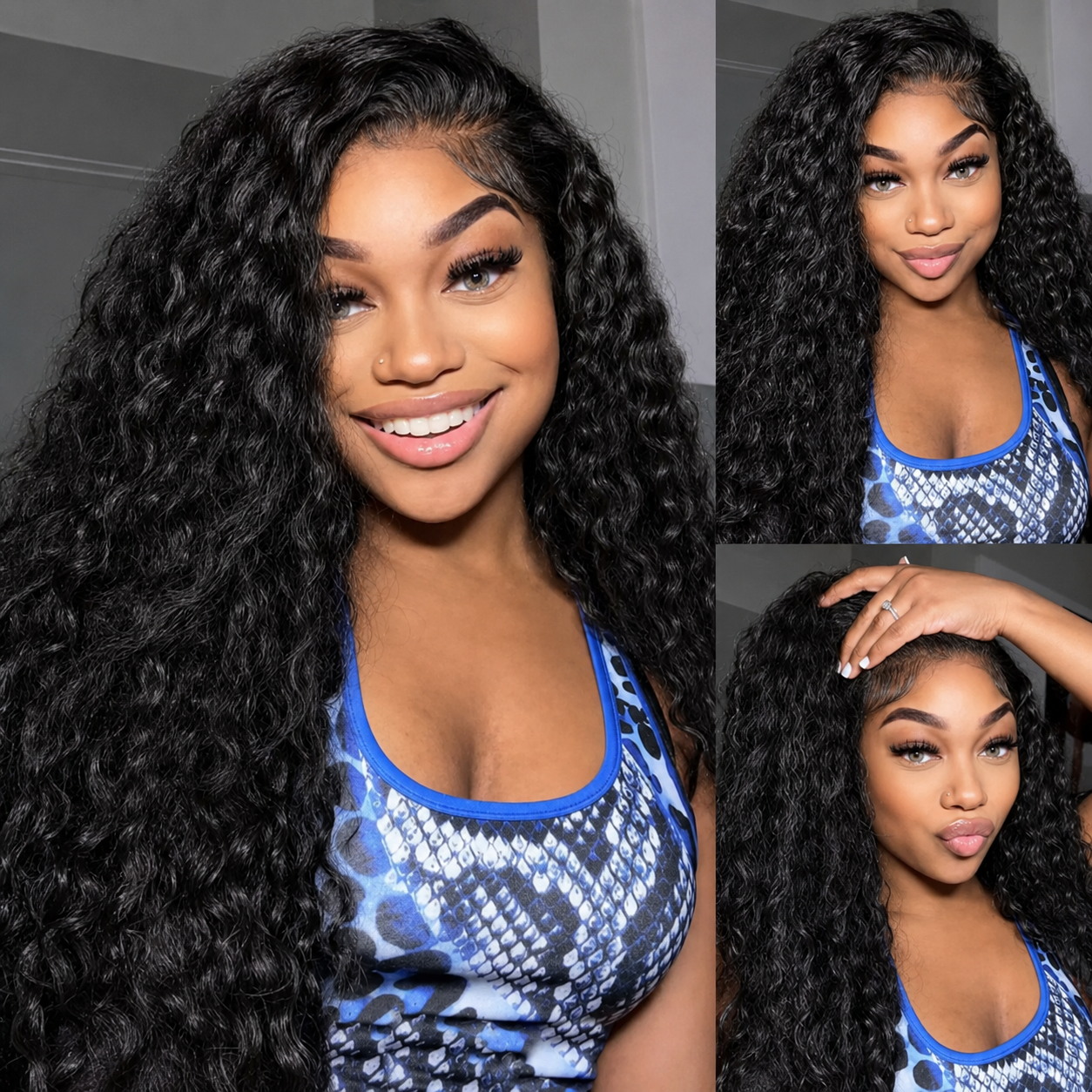 Hd Lace Frontal Wig Human Hair Pre Plucked - Wig Rambut Manusia Ultra Fitted 250%