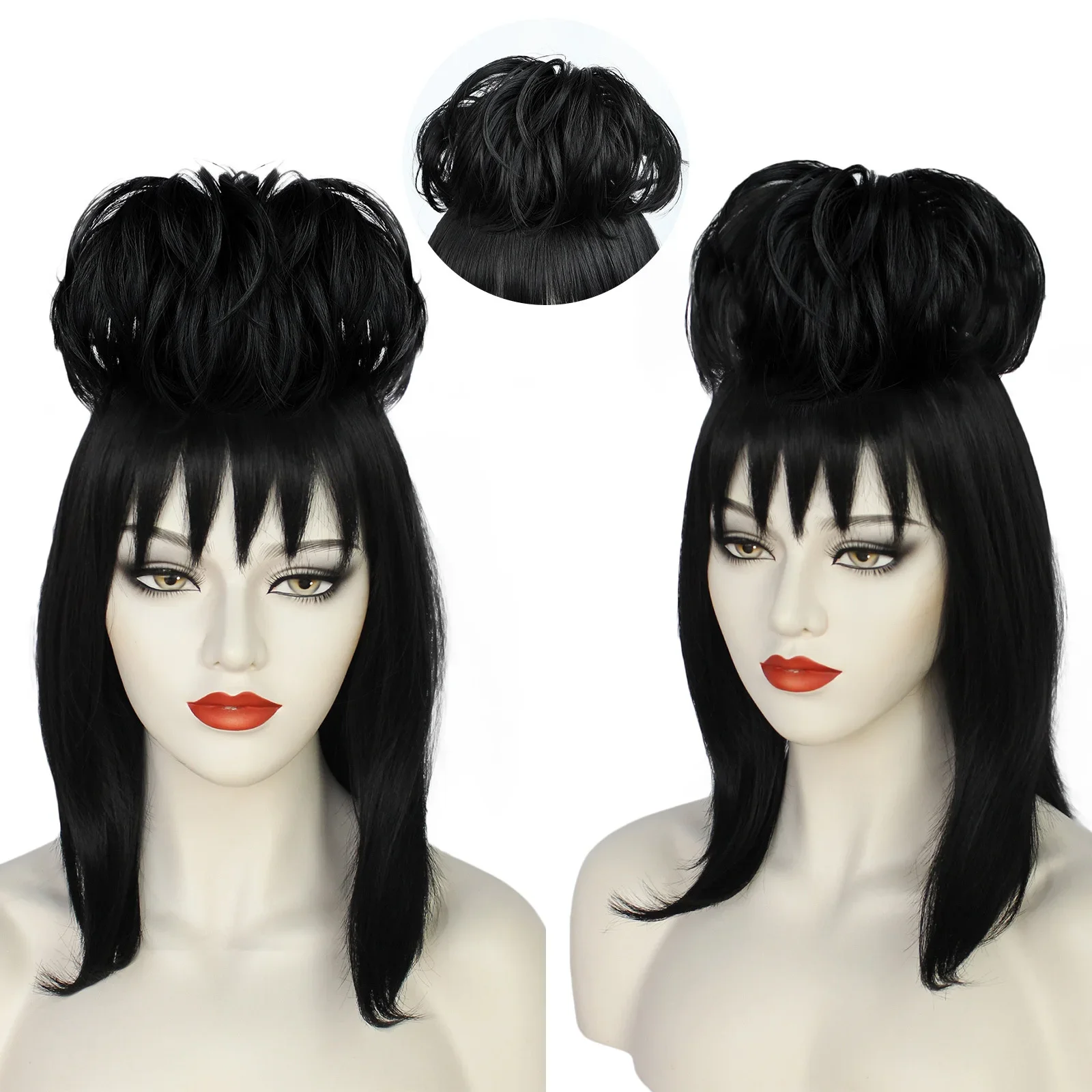 Synthetic Braided Wigs For Black Women - Lydia Deetz Wig Cosplay, aksesoris pesta