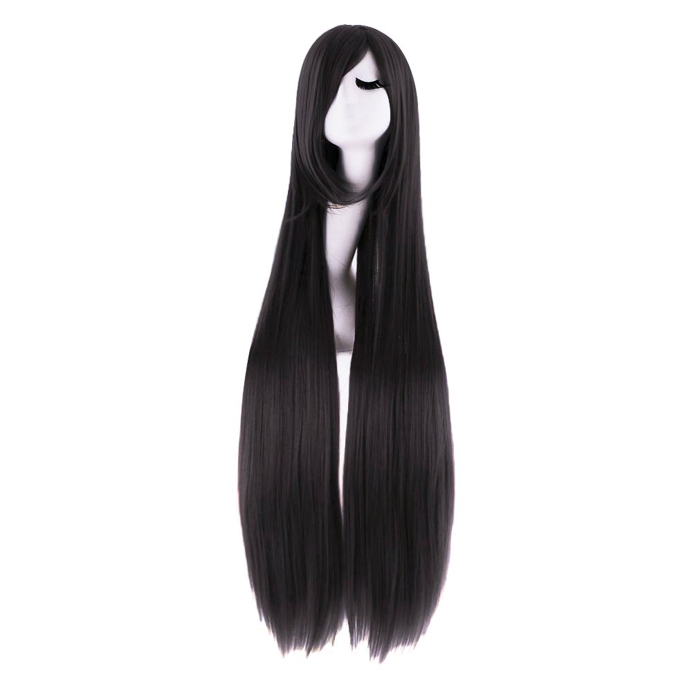 Synthetic Braided Wigs For Black Women - Wig Cosplay lurus panjang 40 inci