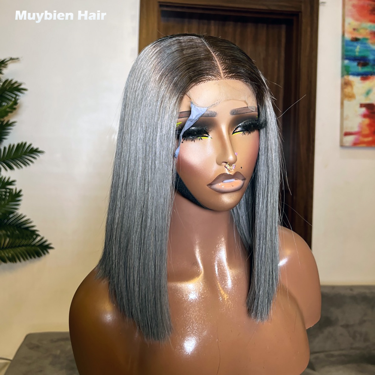 Glueless Wear And Go Human Hair Wig - Wig Bob Rambut Manusia Super Double