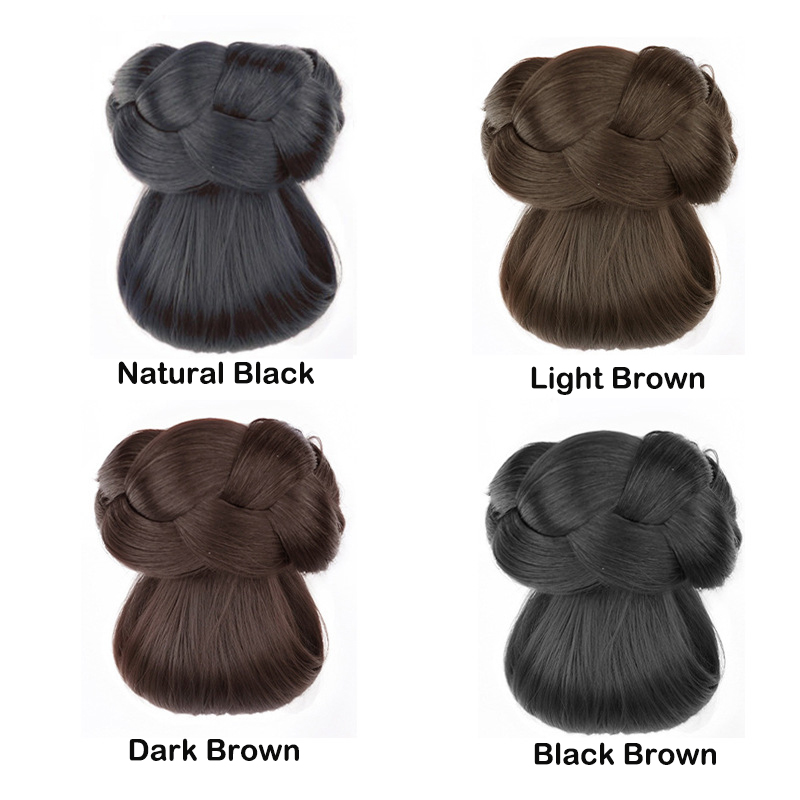 Aksesoris Rambut Sintetis Gaya - Claw Clip Messy Bun Hair Piece ulasan dan harga