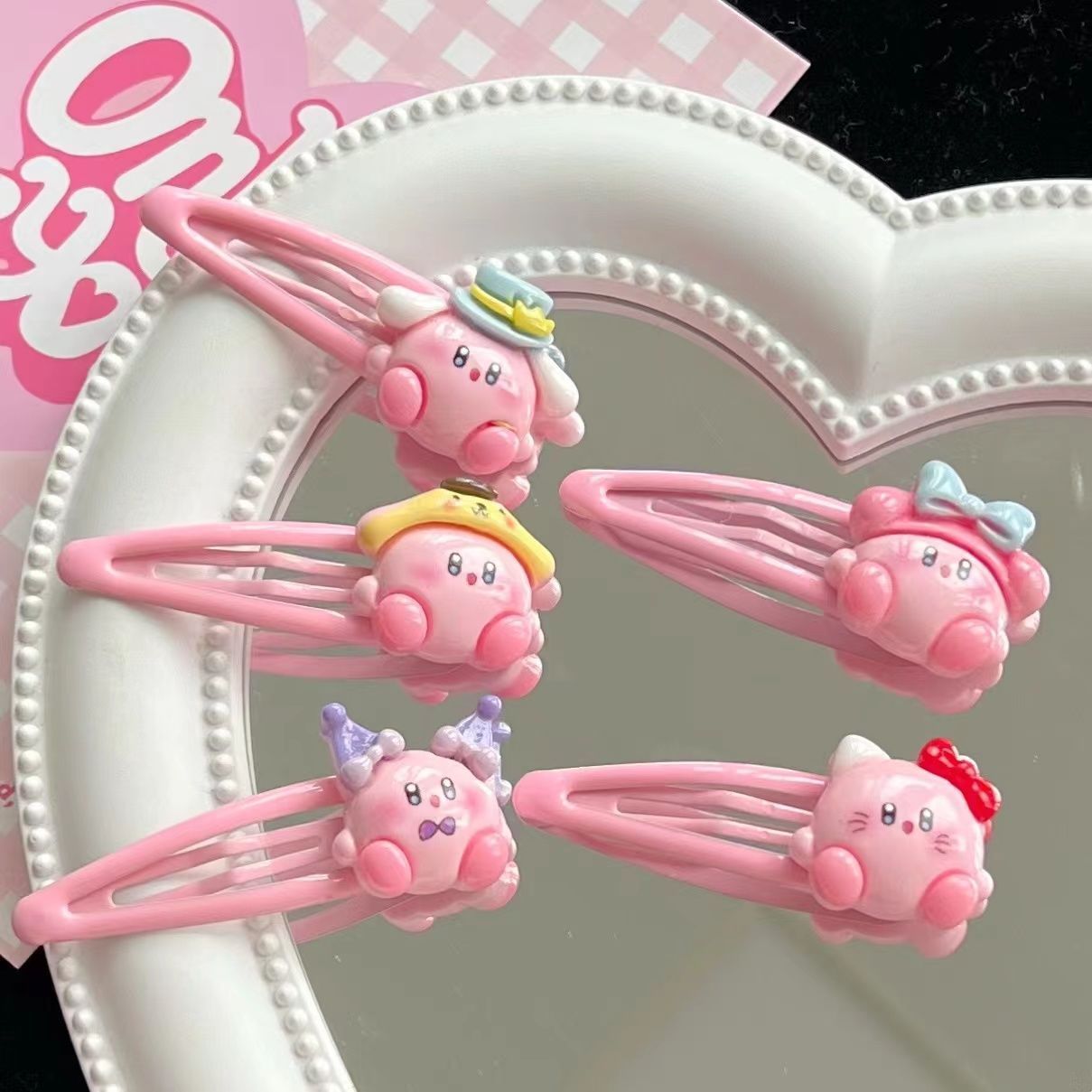 1 ~ 10 Buah Jepit Rambut Kirby - Hair Bundles ulasan dan harga