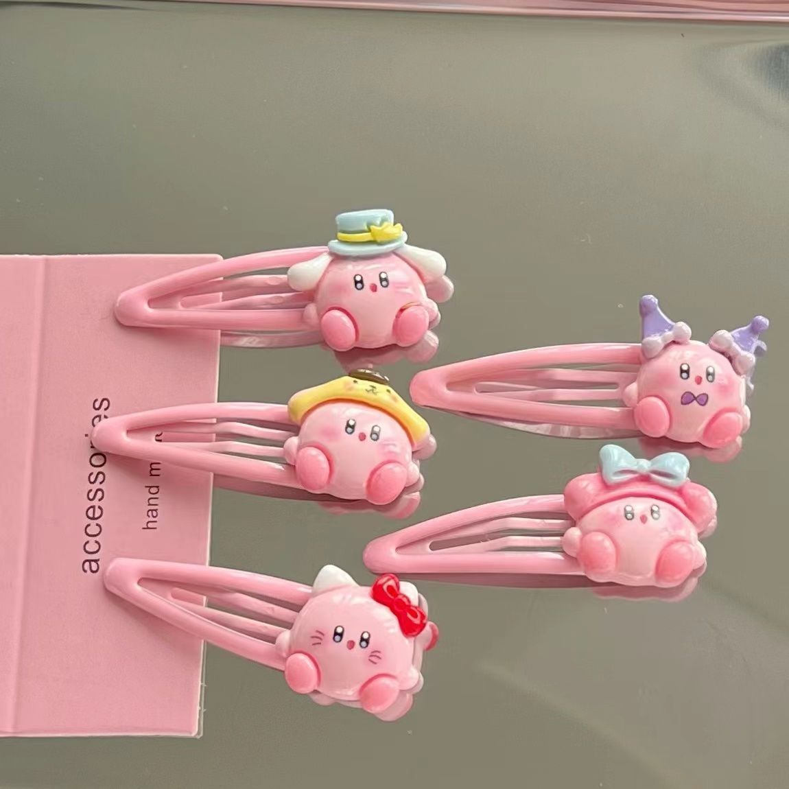 1 ~ 10 Buah Jepit Rambut Kirby - Hair Bundles ulasan dan harga