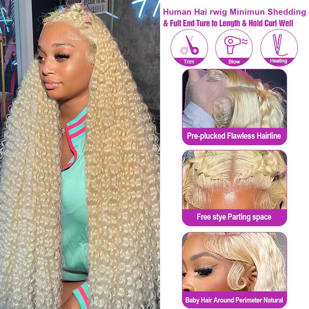 Wig Rambut Asli Deep Wave 30 4 - Water Wave Bulk Human Hair For Braiding ulasan dan harga