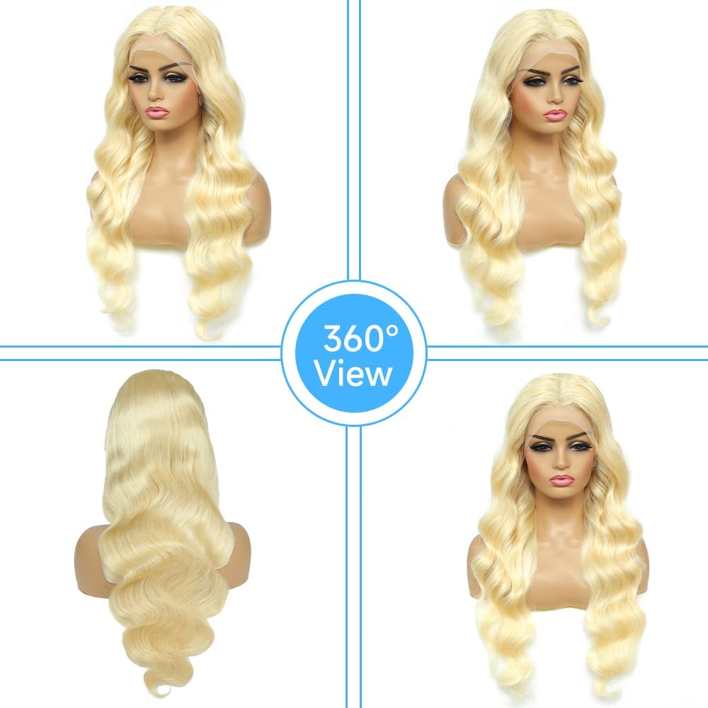 Wig Lace Frontal HD 613, Kepad - 613 Blonde Body Wave Lace Front Wig ulasan dan harga