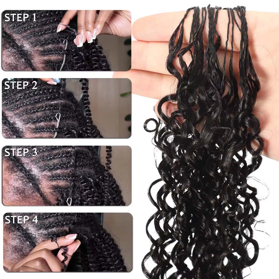 Ekstensi Rambut Manusia Croche - Invisible Tape In Extensions Real Hair ulasan dan harga