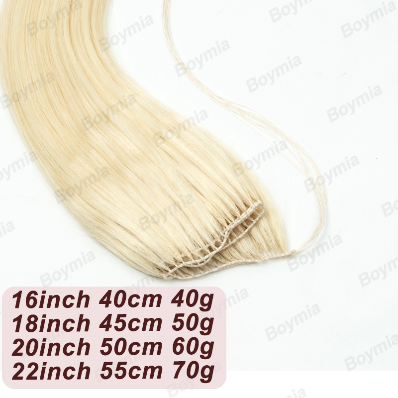 Ekstensi Rambut Bulu, Bundel R - Invisible Tape In Extensions Real Hair ulasan dan harga