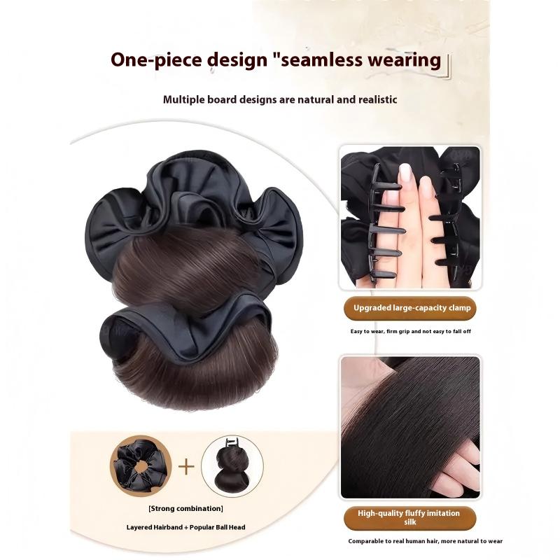 Kuncir Rambut Sintetis Model U - Claw Clip Messy Bun Hair Piece ulasan dan harga