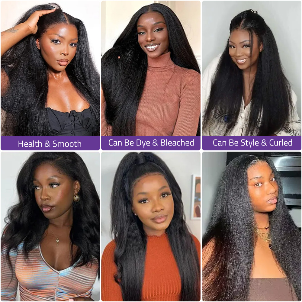 Wig Rambut Asli Manusia Kinky  - Glueless Wear And Go Human Hair Wig ulasan dan harga
