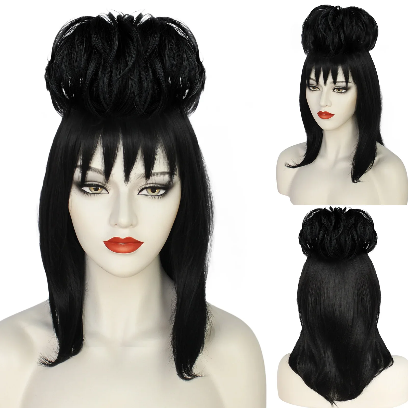 Lydia Deetz Wig Cosplay, akses - Synthetic Braided Wigs For Black Women ulasan dan harga