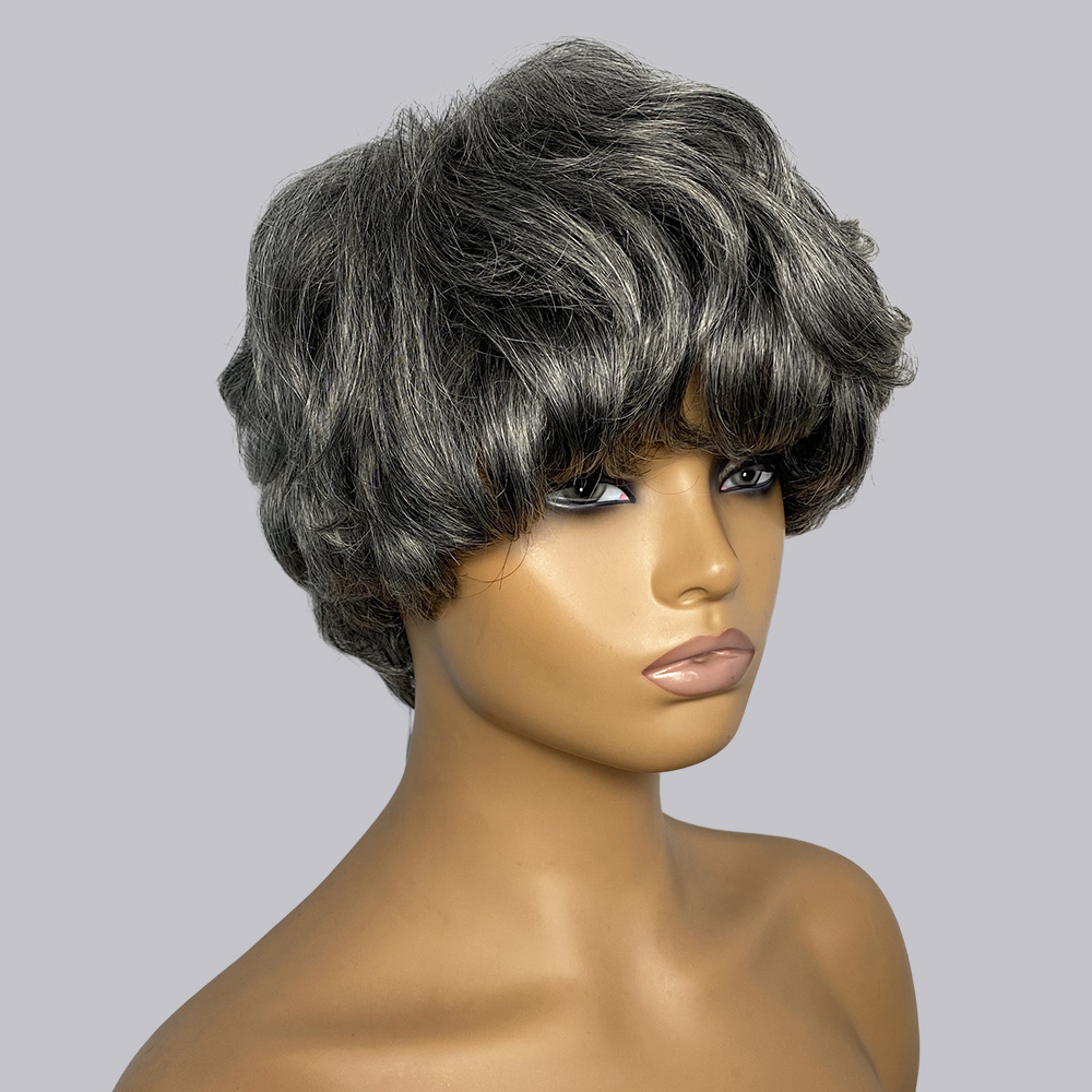 Wig Rambut Manusia Model Pixie - Short Pixie Cut Wig Human Hair Cheap ulasan dan harga