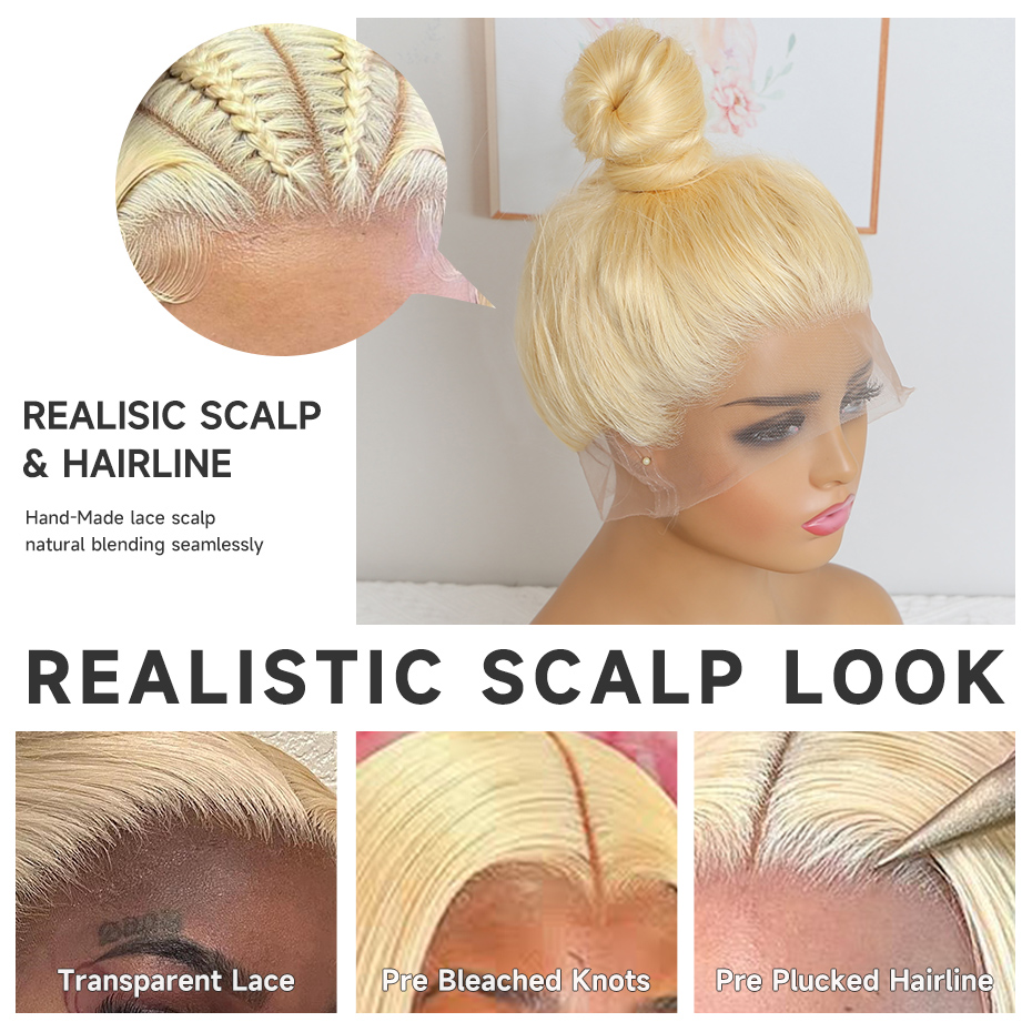 Wig Rambut Manusia Lurus 40 42 - Human Hair Wigs ulasan dan harga