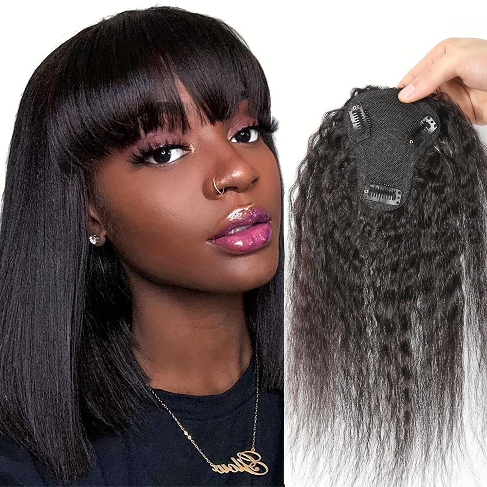 Rambut Topper Lurus Keriting d - Hair Clips ulasan dan harga