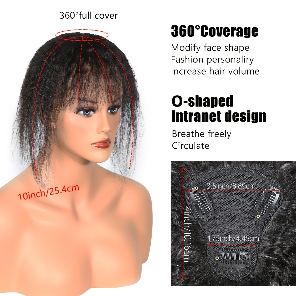 Rambut Topper Lurus Keriting d - Hair Clips ulasan dan harga