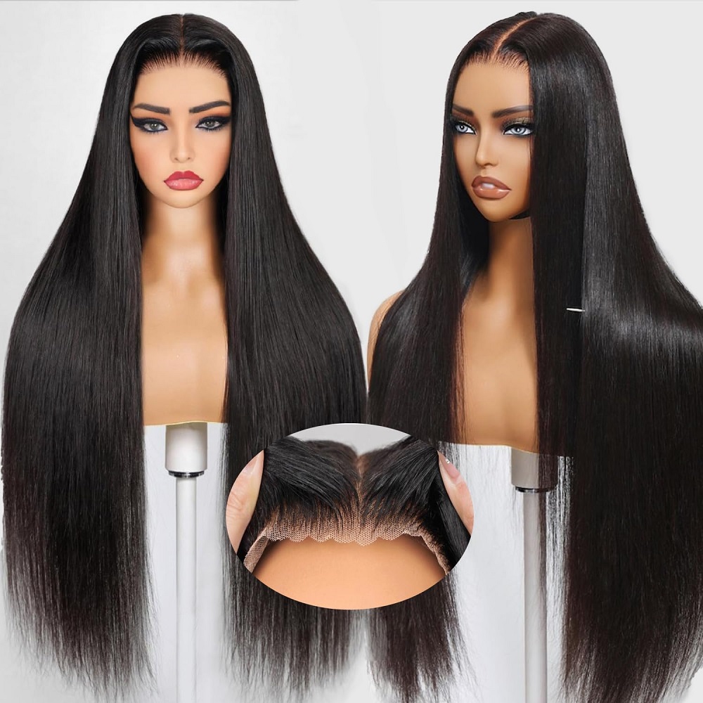 Wig Rambut Manusia Lurus Tanpa - Human Hair Wigs ulasan dan harga