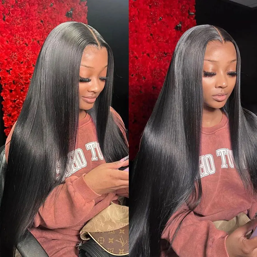 Wig Rambut Manusia Lurus Tanpa - Human Hair Wigs ulasan dan harga