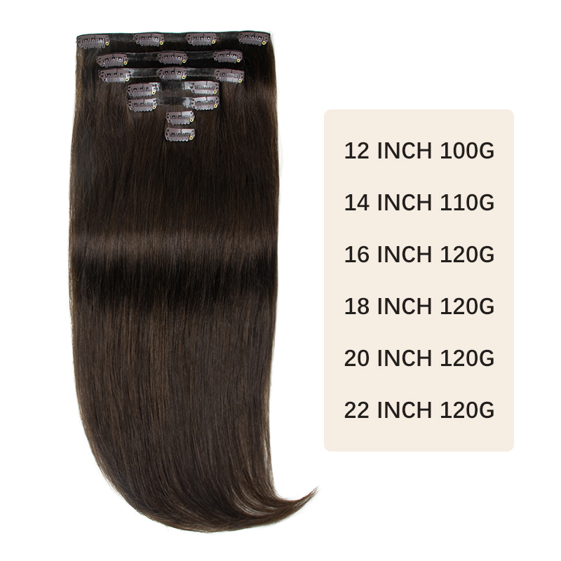 Klip PU Tebal Tak Terlihat Dal - Seamless Clip In Hair Extensions Human Hair ulasan dan harga